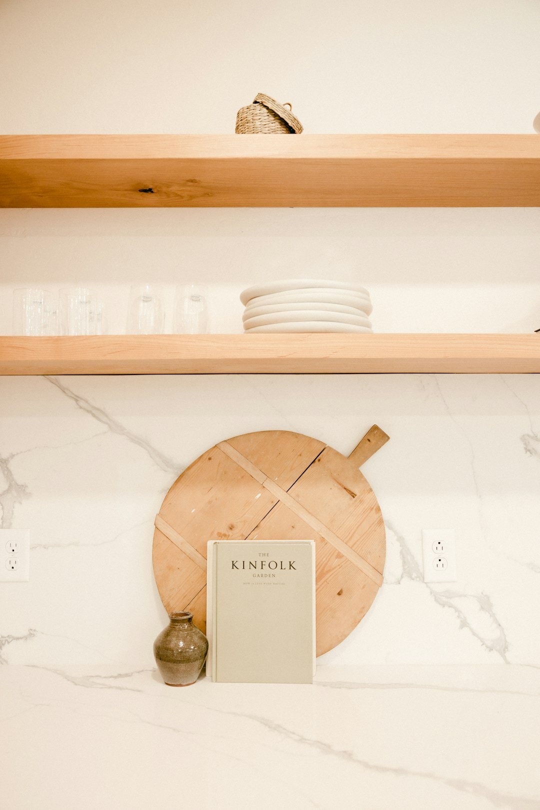 clean kitchen workspace