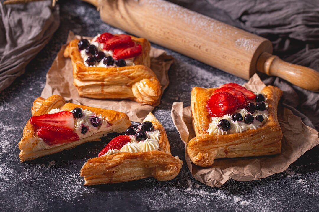 Traditional Czech Christmas cookies and pastries on a plate