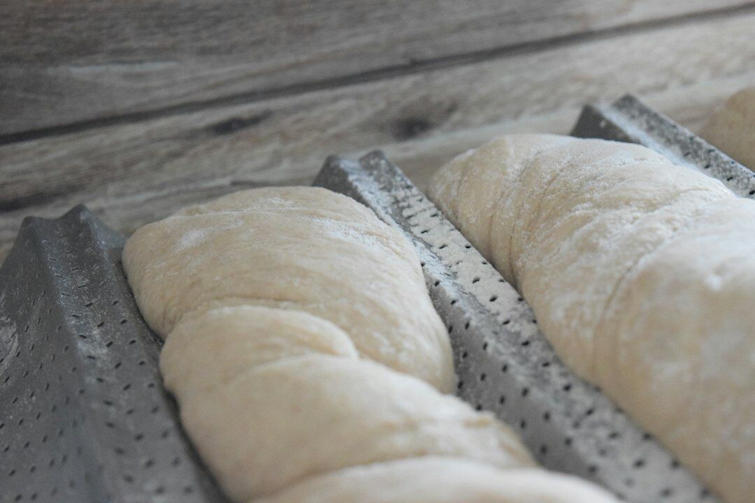 bread dough rising